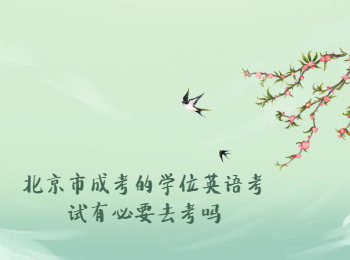 北京市成考學(xué)位英語(yǔ)考試